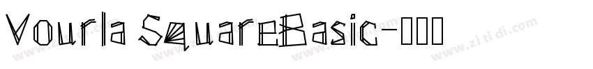 Vourla SquareBasic字体转换